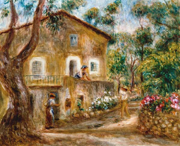 La maison de Collettes à Cagnes - Pierre-Auguste Renoir