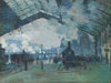 La Gare Saint-Lazare, le train de Normandie - Claude Monet