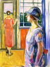 Deux femmes sur une véranda - Edvard Munch