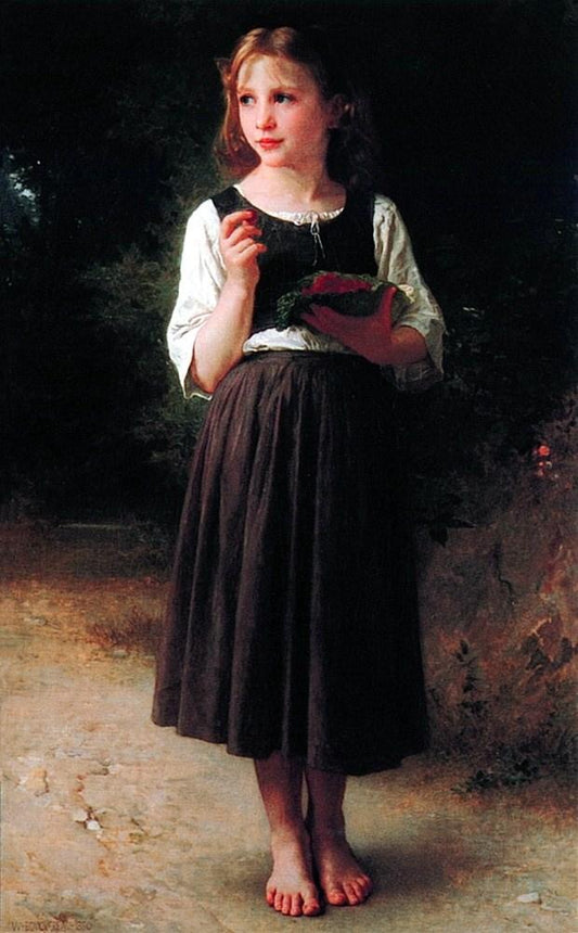 La fille aux framboises - William Bouguereau