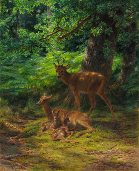 Deer in Repose - Rosa Bonheur