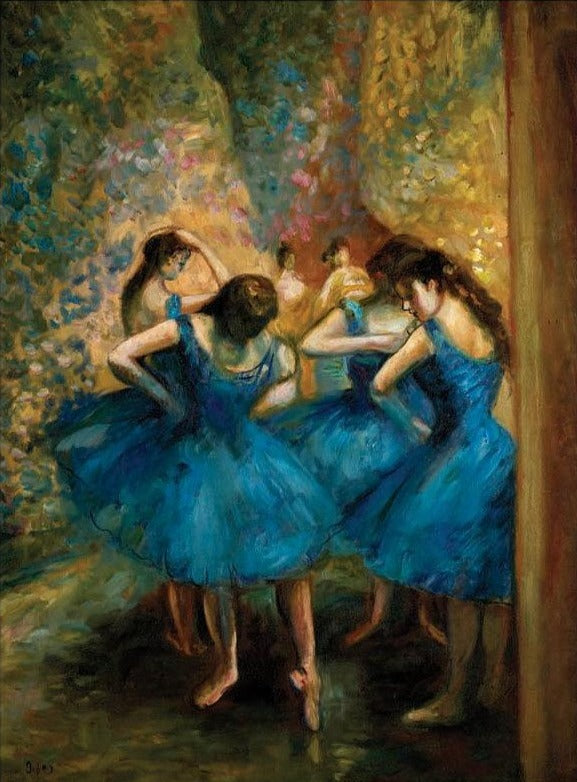 Les Danseuses bleues - Edgar Degas