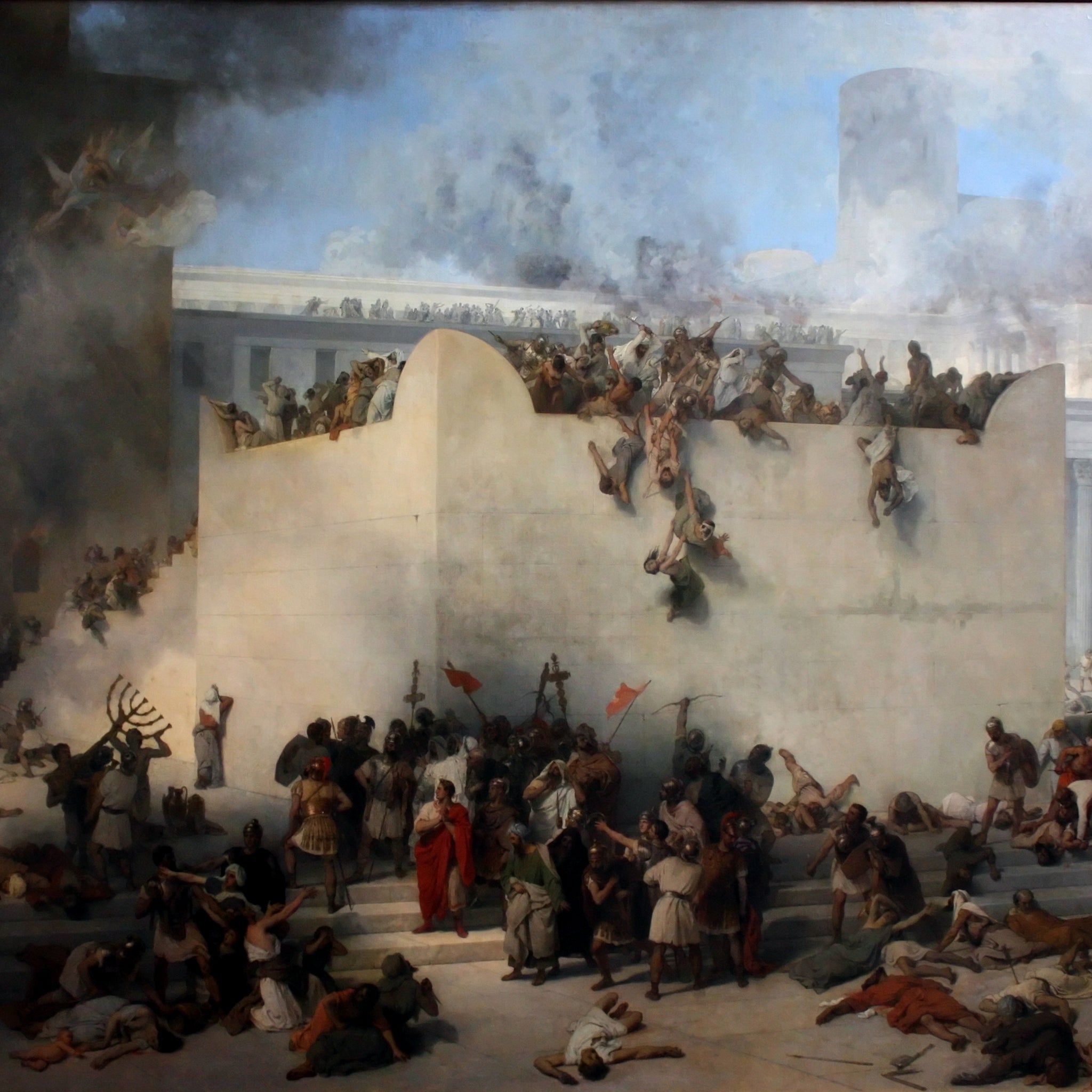 La destruction du temple de Jérusalem - Francesco Hayez