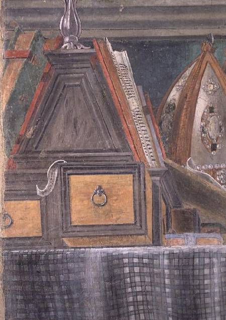 Détail de Saint Augustin dans son étude - Sandro Botticelli