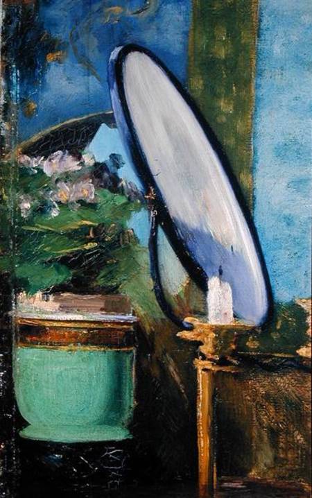 Détail du tableau "Nana" - Edouard Manet
