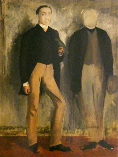 Deux hommes en pied - Edgar Degas