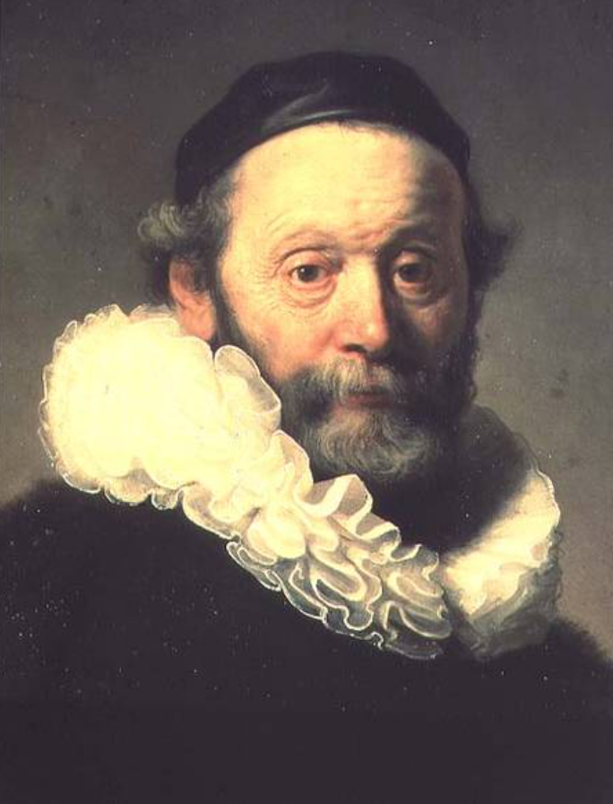 Portrait de Johannes Uyttenbogaert (détail) - Rembrandt van Rijn