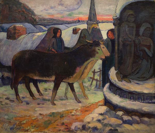 La nuit de Noël (La bénédiction des bœufs) - Paul Gauguin