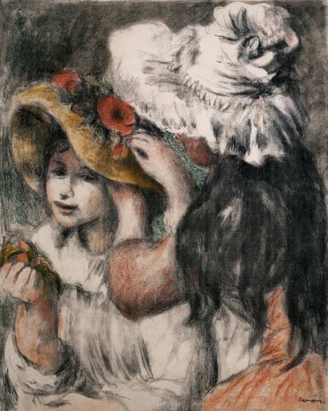 Le chapeau à épingles - Pierre-Auguste Renoir