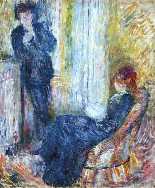 La conversation 1875 - Pierre-Auguste Renoir