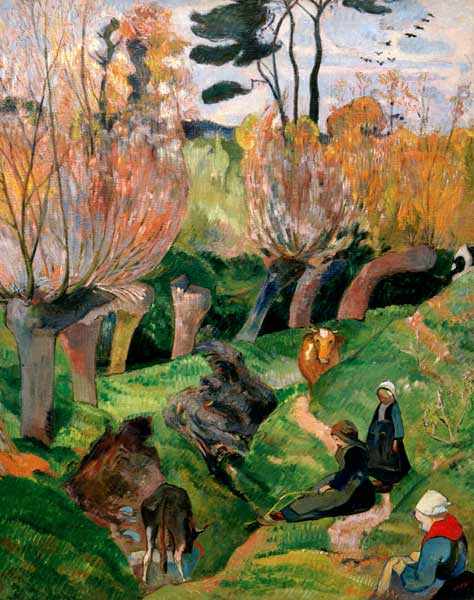 Les saules - Paul Gauguin