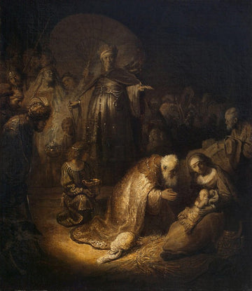 L'adoration des Mages - Rembrandt van Rijn