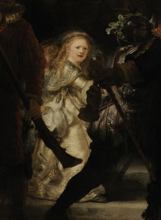 La Garde de nuit (Détail) - Rembrandt van Rijn