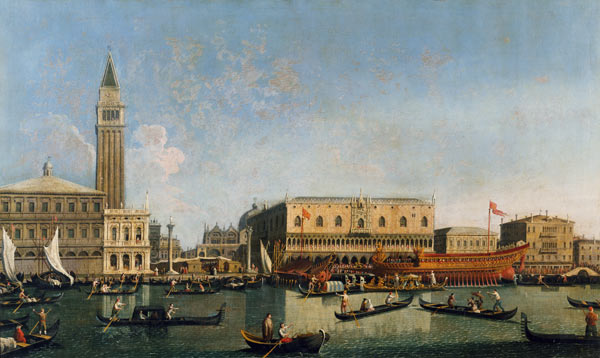 Venise / Palais des Doges / Peinture / C18 - Giovanni Antonio Canal