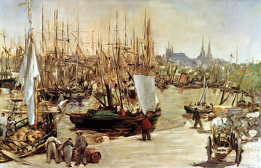Port de Bordeaux - Edouard Manet