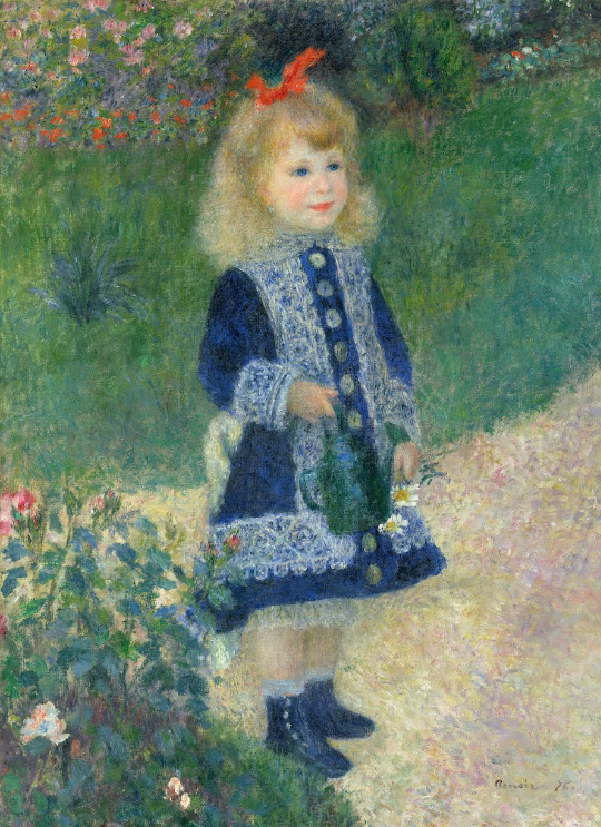 La Petite Fille à l'arrosoir - Pierre-Auguste Renoir