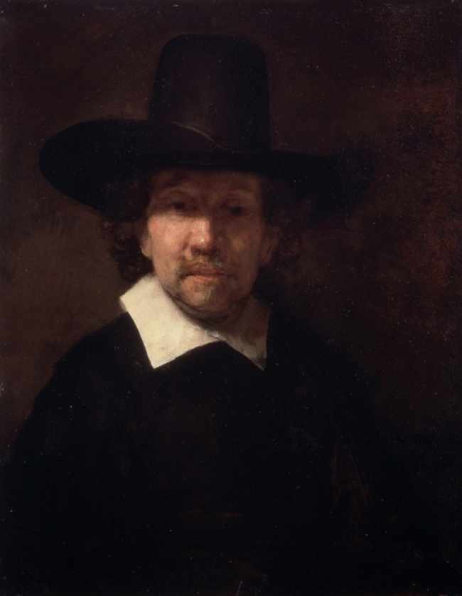 Portrait du poète Jeremias de Decker - Rembrandt van Rijn