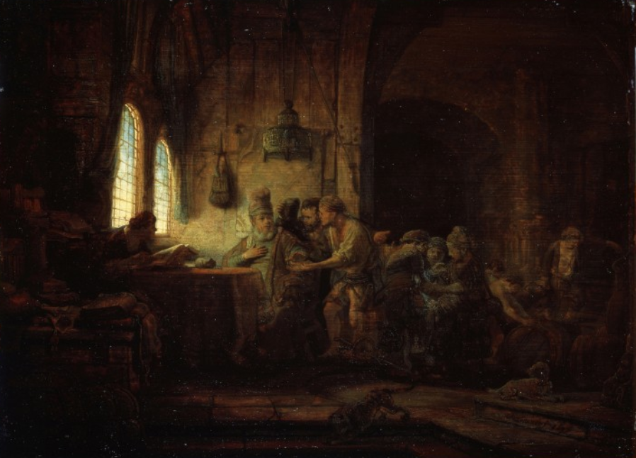La parabole des ouvriers de la vigne - Rembrandt van Rijn