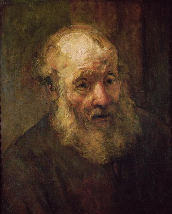 Tête d'un vieil homme, vers 1650 - Rembrandt van Rijn