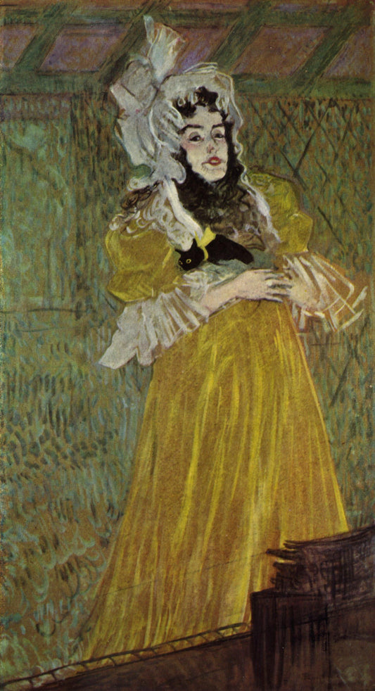 Portrait de May Belfort - Toulouse Lautrec