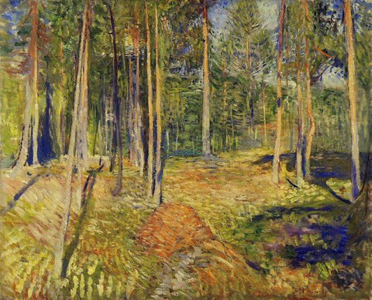 Forêt de pins - Edvard Munch