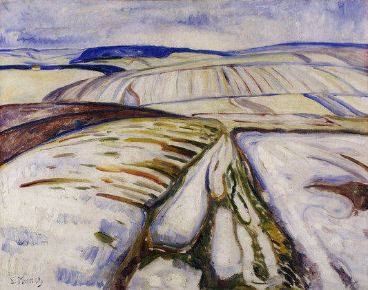 Fonte des neiges près d'Elgersburg - Edvard Munch