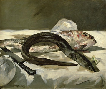 Anguille et rouget de roche - Edouard Manet