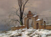 Barrière de cimetière seule en hiver - Caspar David Friedrich