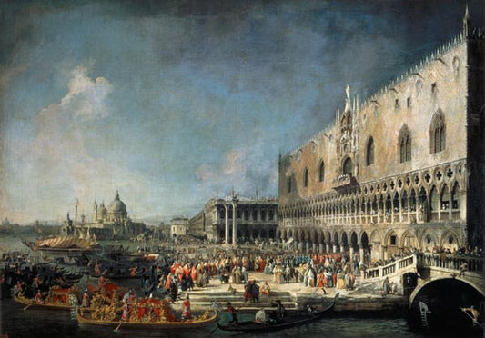 Accueil d'un envoyé français à Venise - Giovanni Antonio Canal
