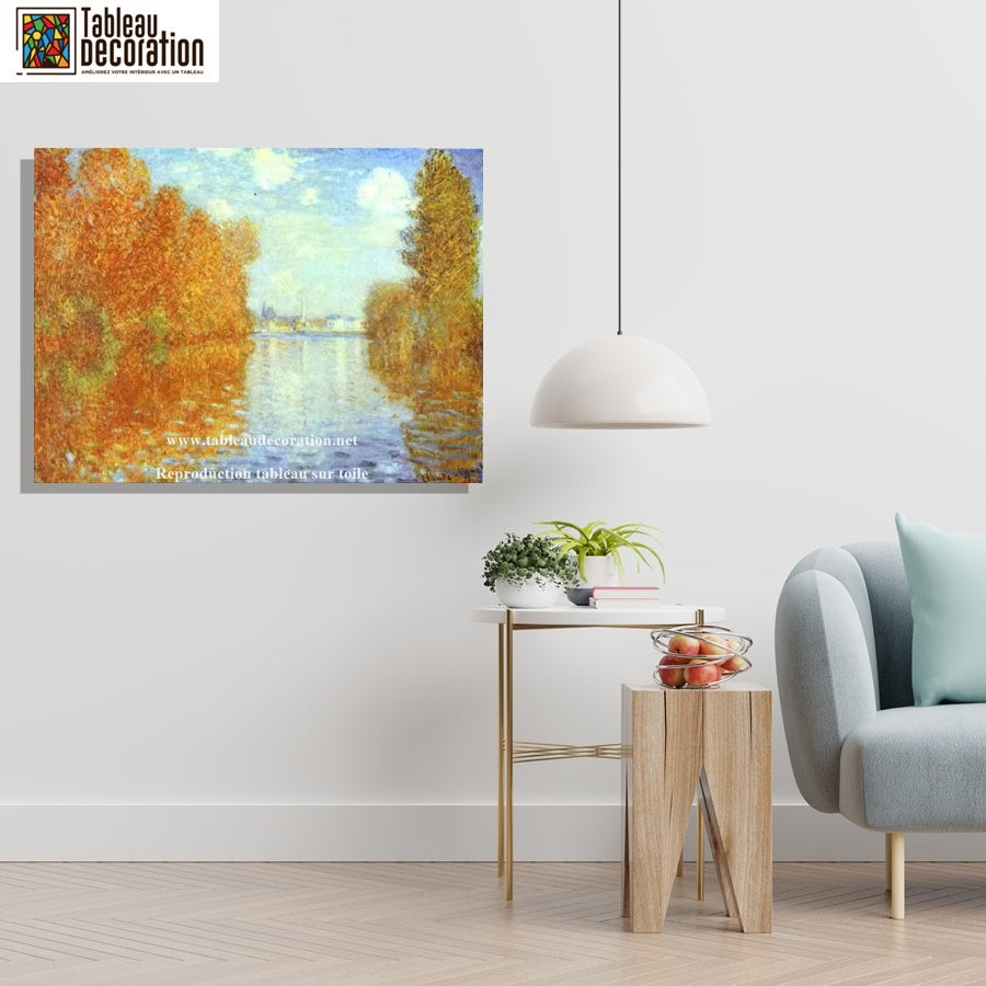 Tableau automne - Monet