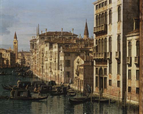Entrée du Grand Canal : Vue vers l'ouest - Canal Giovanni Antonio