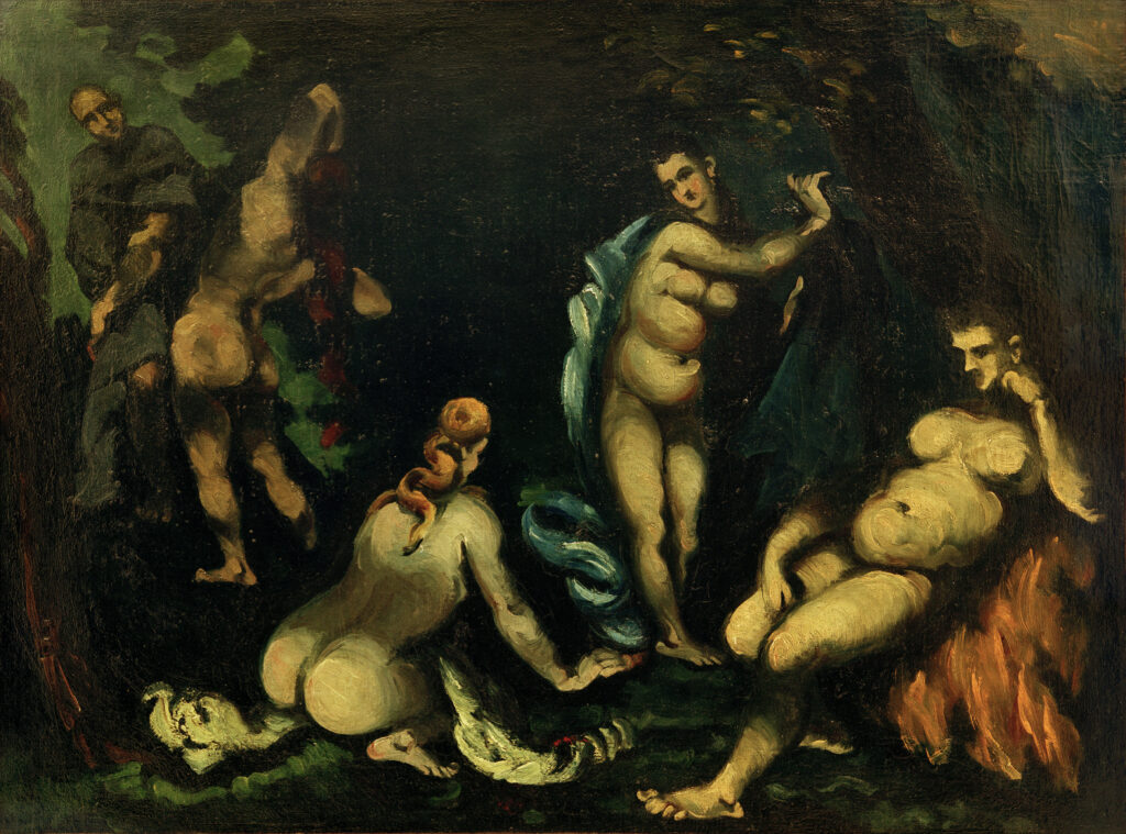 La temptation de Saint Antoine - Paul Cézanne