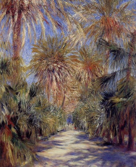 Alger Le Jardin d'Essai - Pierre-Auguste Renoir