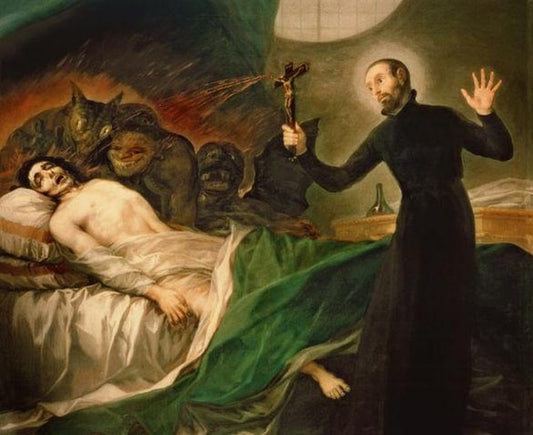 Saint François Borgia aidant un impénitent mourant - Francisco de Goya