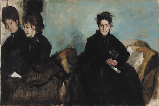 La duchesse de Montejasi et ses filles Elena et Camilla - Edgar Degas