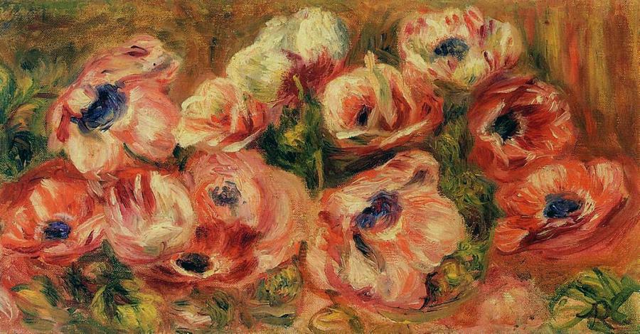 Anémones II - Pierre-Auguste Renoir