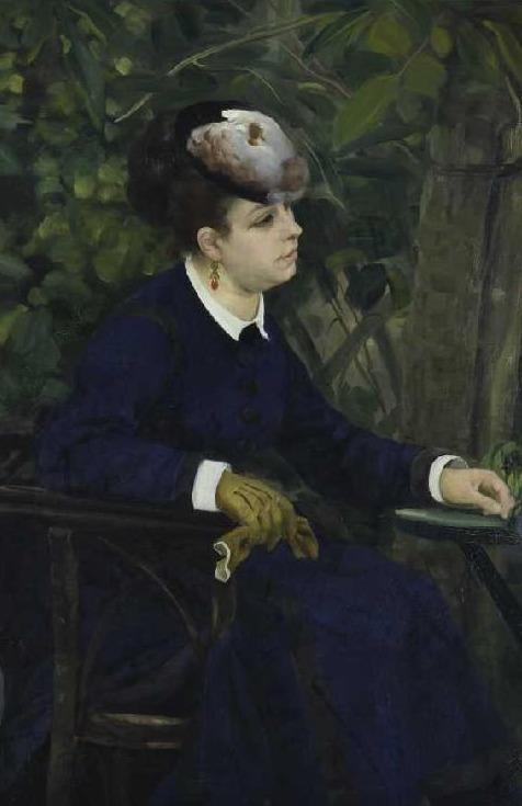 Femme à la Mouette (avec le Moevenhut) - Pierre-Auguste Renoir
