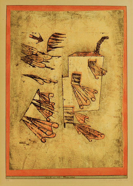 Vent de feu, 1923 - Paul Klee