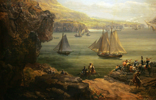 Combat de la Poursuivante contre le navire britannique Hercules, 28 juin 1803 - Louis Philippe Crepin