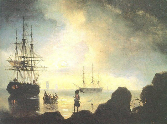 Paysage côtier, 1852 - Ivan Aïvazovski