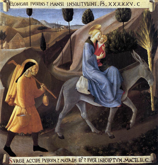Vol en Égypte - Fra Angelico