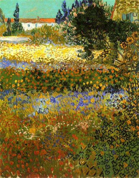 Jardin de fleurs - Van Gogh