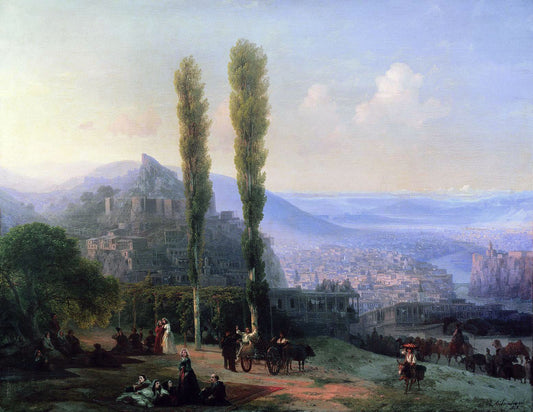 Vue de Tiflis, 1869 - Ivan Aïvazovski