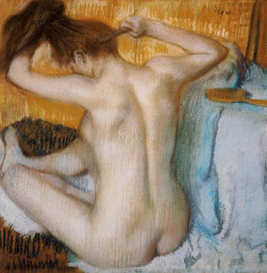 Femme avec leur toilette - Edgar Degas