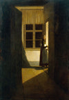 Femme avec la lanterne - Caspar David Friedrich