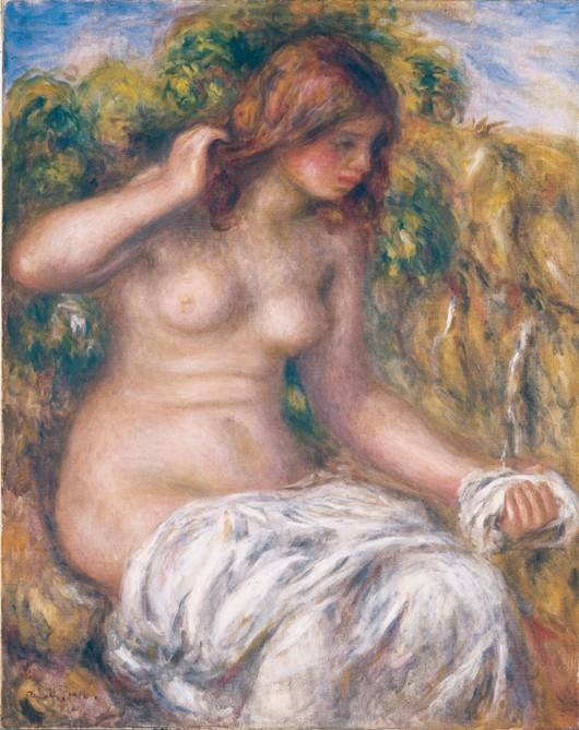 La femme du printemps - Pierre-Auguste Renoir