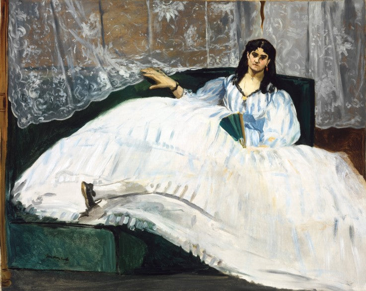 Femme avec un éventail - Edouard Manet