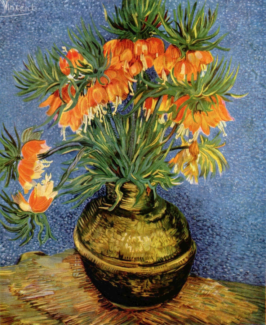 Fritillaires, couronne impériale dans un vase de cuivre - Van Gogh