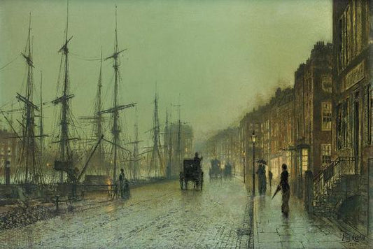 Docks de Glasgow - John atkinson grimshaw