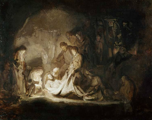 Mise au tombeau du Christ - Rembrandt van Rijn